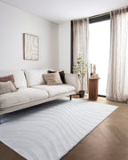 Tapis Japandi - Terra Maris Blanc Cassé