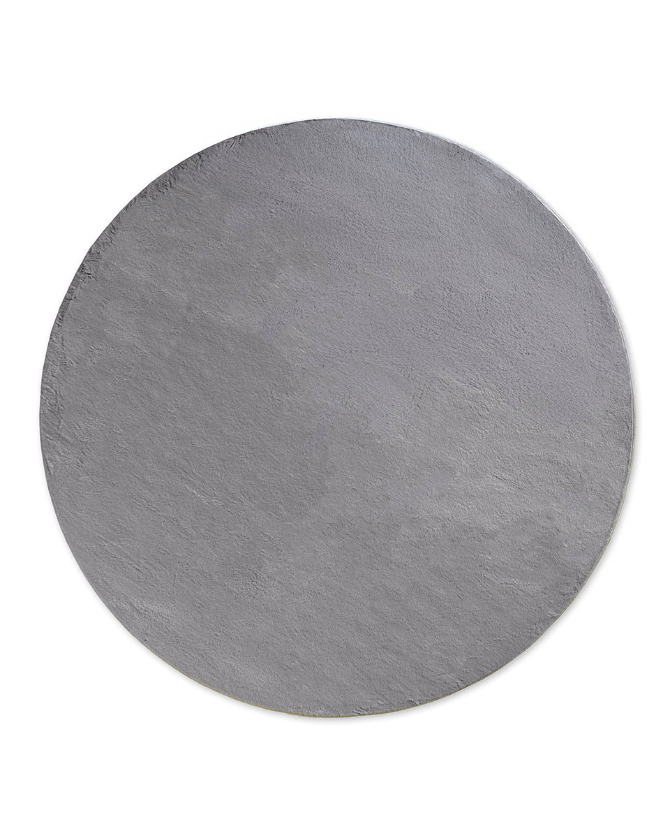 Tapis rond Japandi - Ovara Plano Gris