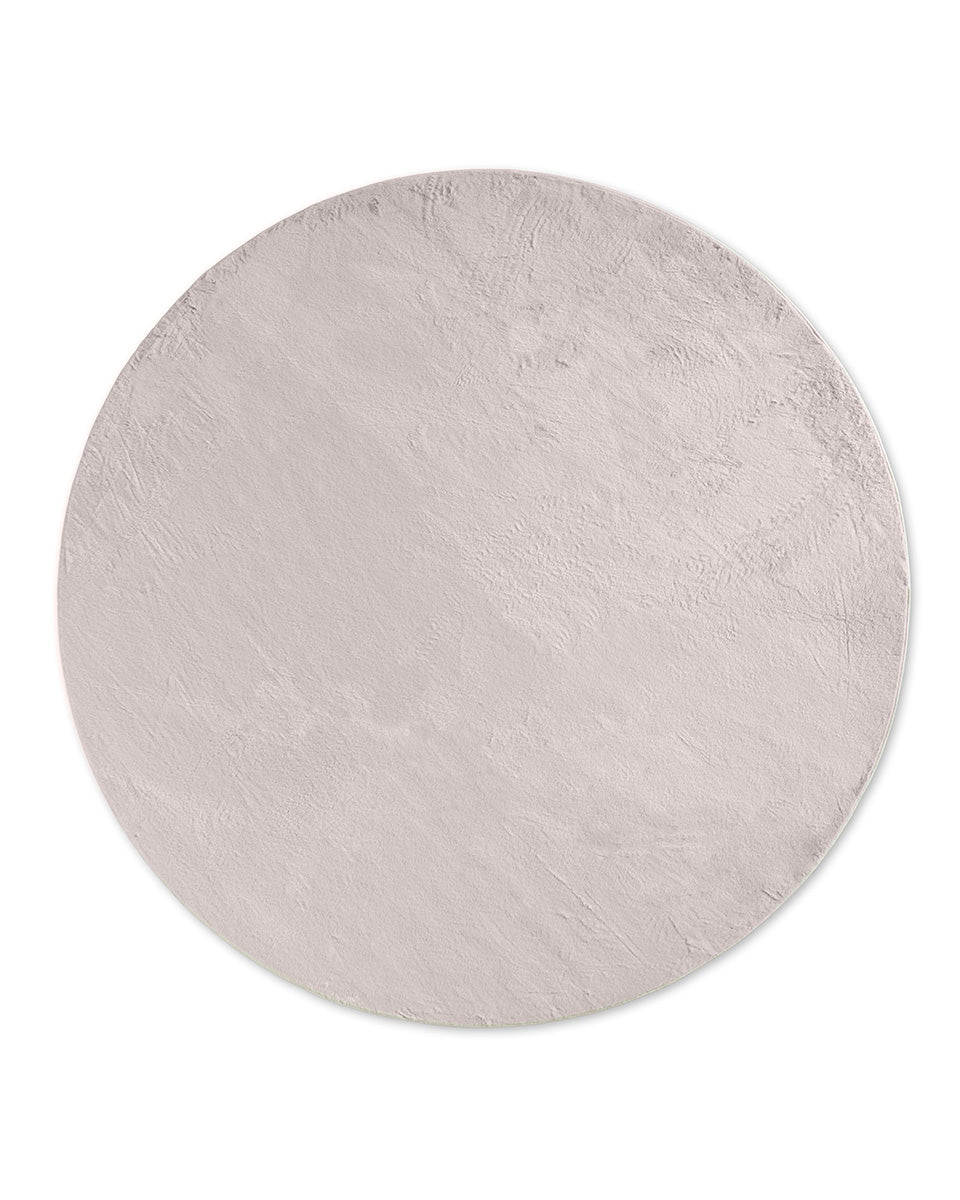 Tapis rond Japandi - Ovara Plano Taupe