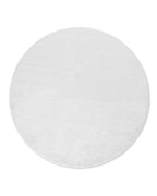 Tapis rond Japandi - Ovara Plano Blanc cassé