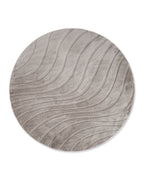 Tapis rond Japandi - Ovara Maris Taupe