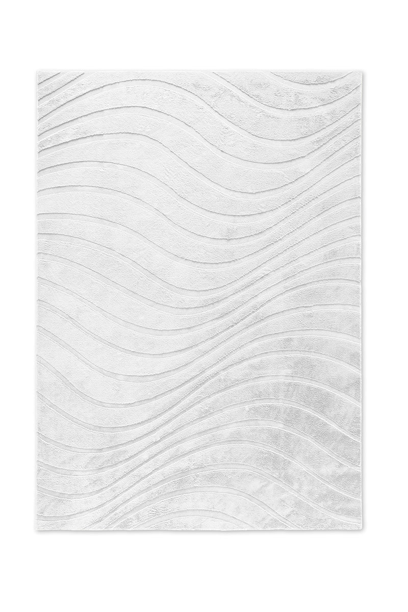Tapis Japandi - Terra Maris Blanc Cassé