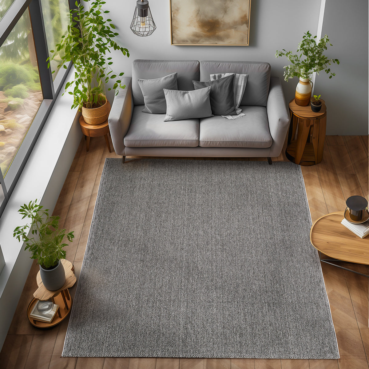 Modern Vloerkleed - LOOM 4300 GREY