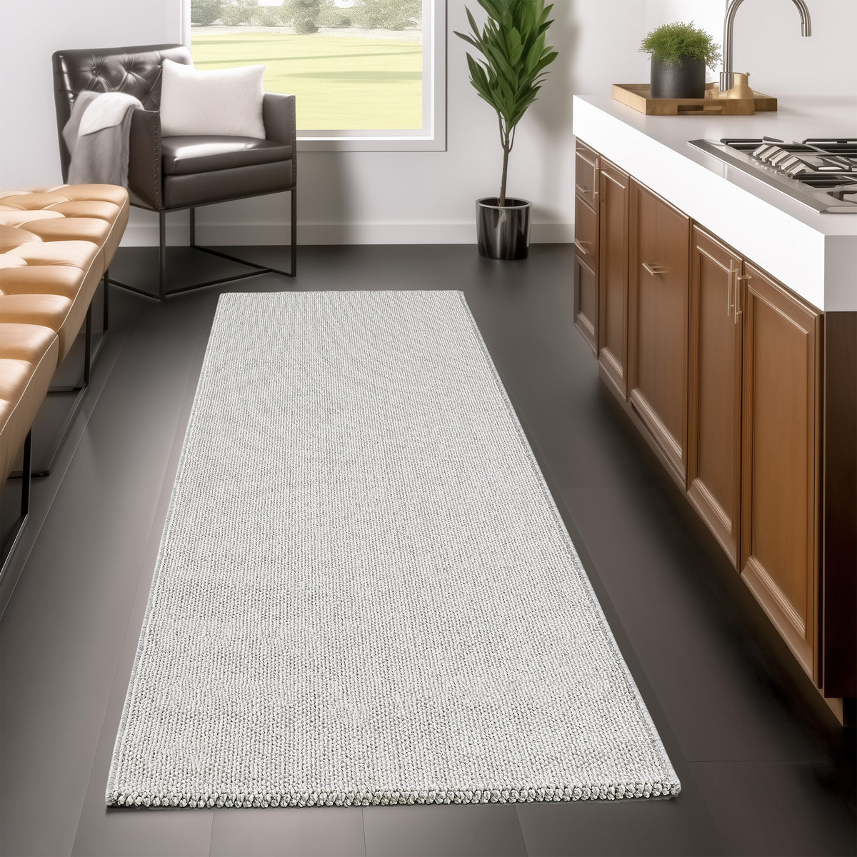 Modern Vloerkleed - LOOM 4300 SILVER
