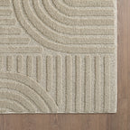 Tapis de couloir style Japandi - ART 1121 BEIGE