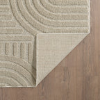 Japandi Vloerkleed Linea Curve Beige