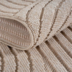 Rond Japandi Vloerkleed - HELIX 2201 BEIGE