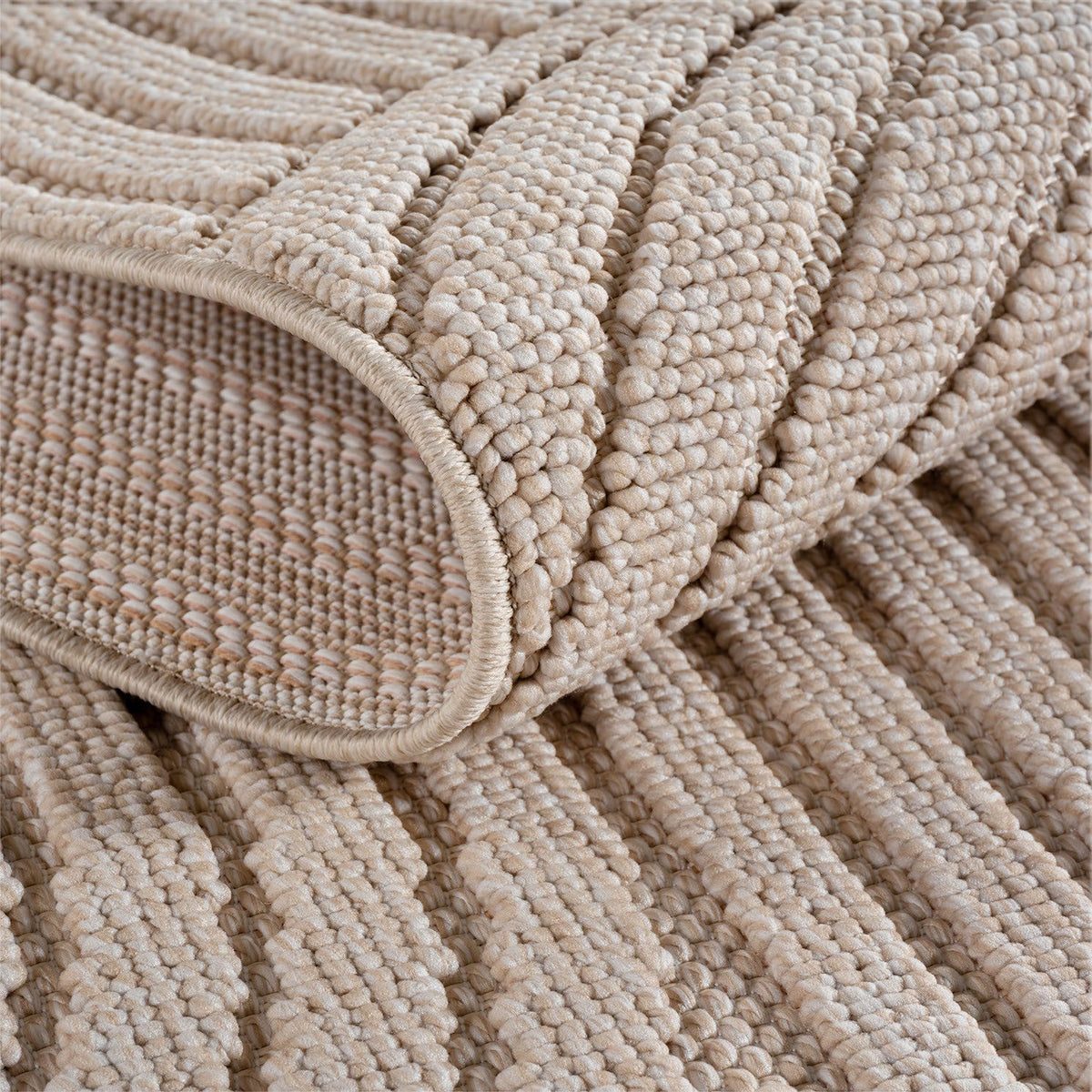 Rond Japandi Vloerkleed - HELIX 2201 BEIGE