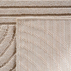 Rond Japandi Vloerkleed - HELIX 2201 BEIGE