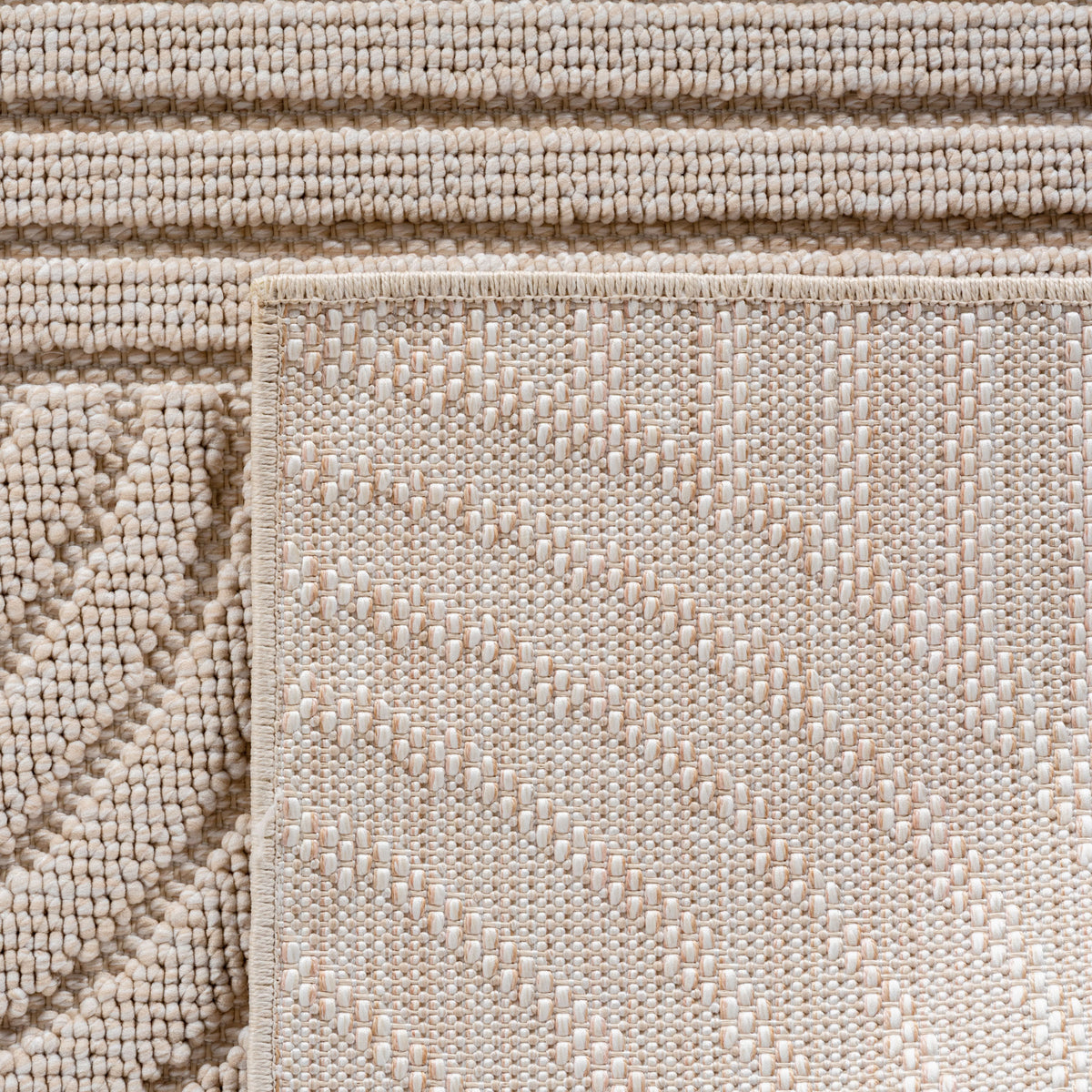 Rond Japandi Vloerkleed - HELIX 2201 BEIGE