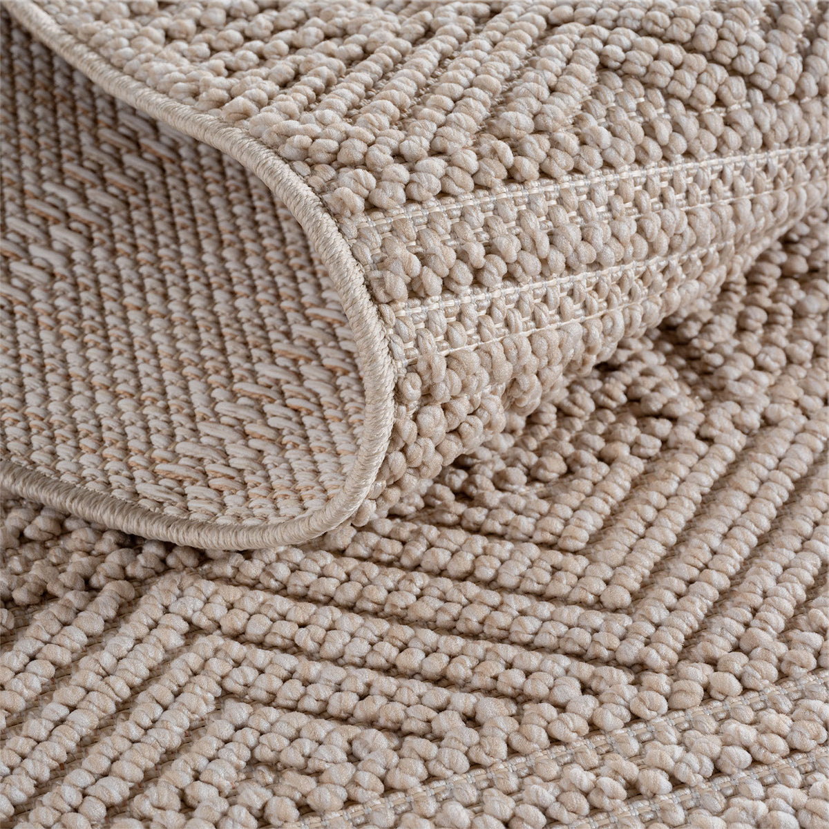 Tapis rond Japandi - HELIX 2202 BEIGE