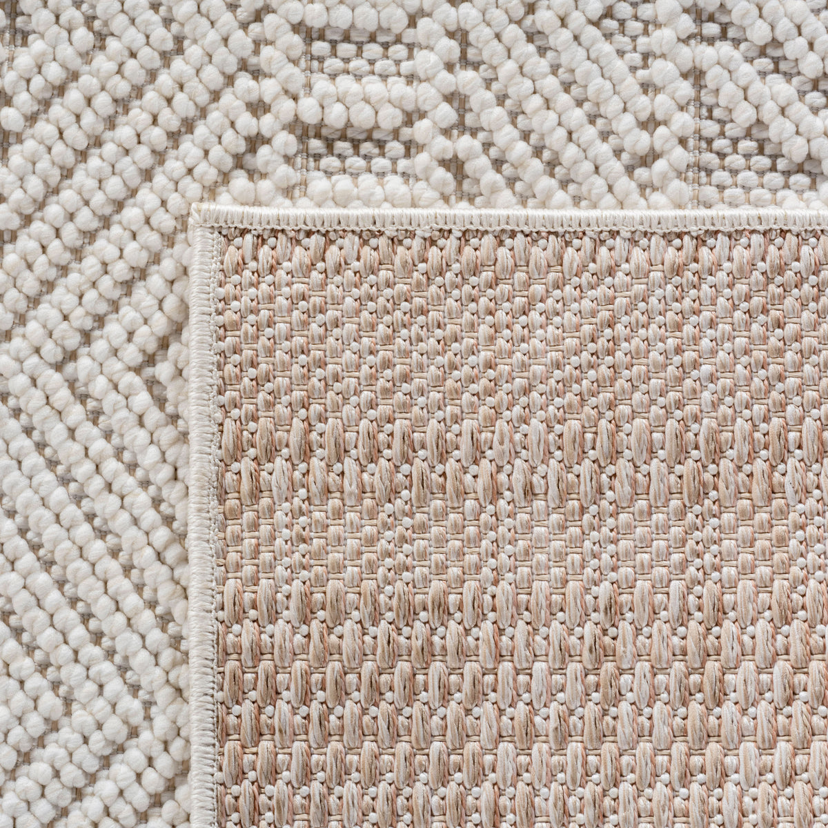 Tapis de couloir Japandi - HELIX 2202 CRÈME