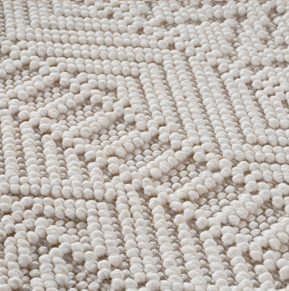 Rond Japandi Vloerkleed - HELIX 2202 CREAM