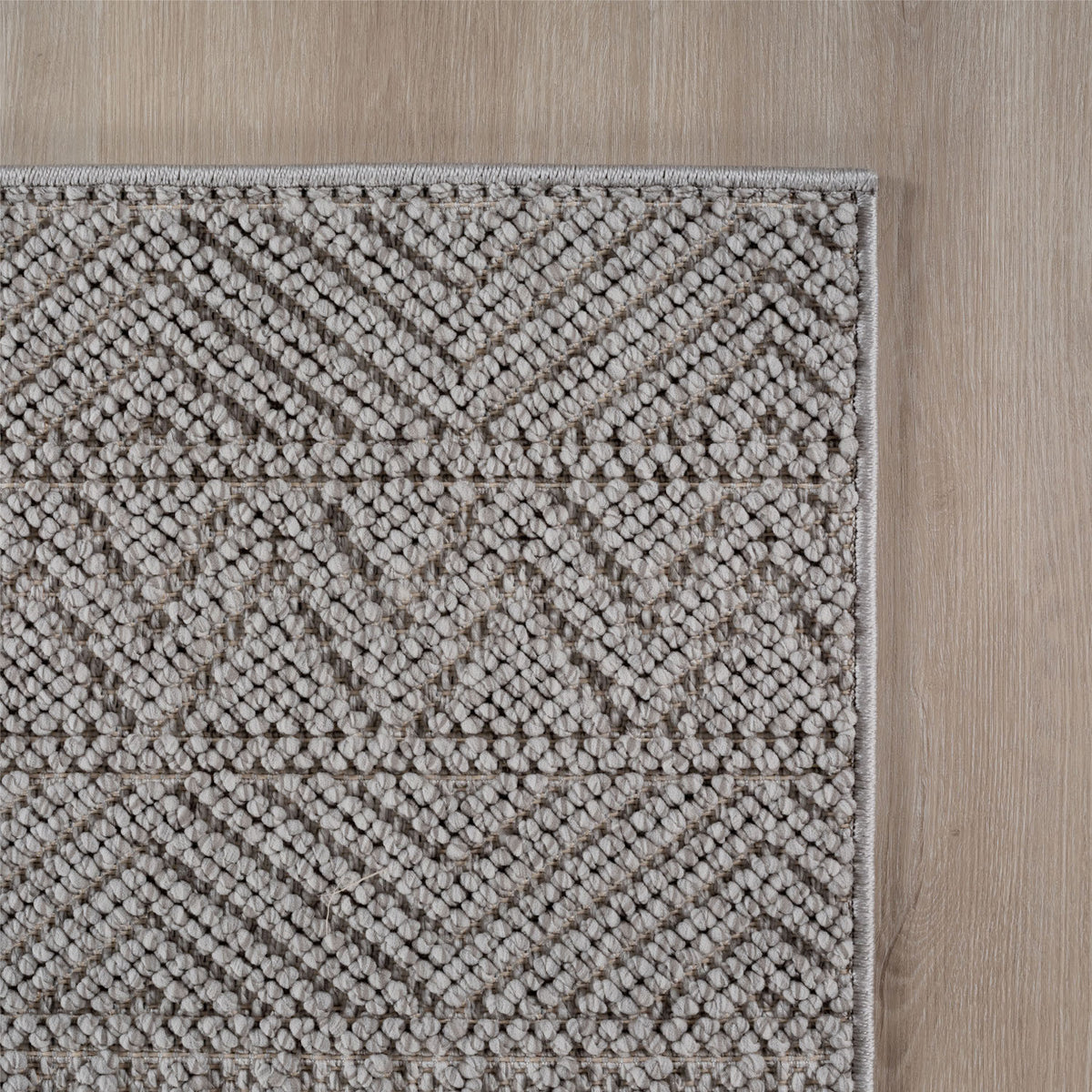 Tapis de couloir style Japandi - HELIX 2202 SILVER