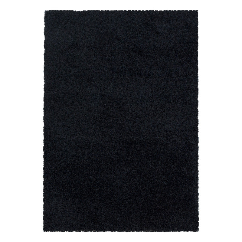 Tapis Shaggy à poils longs - SYDNEY 3000 NOIR