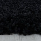 Tapis Shaggy à poils longs - SYDNEY 3000 NOIR