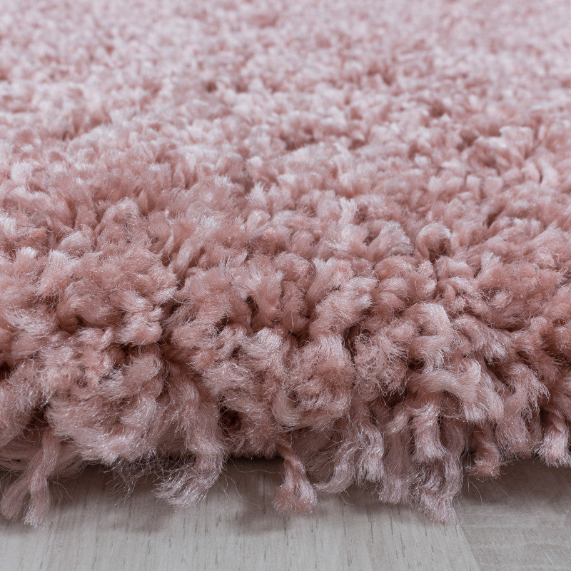 Rond Shaggy Hoogpolig Vloerkleed - SYDNEY 3000 ROSE