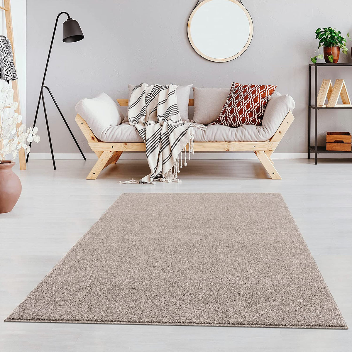 Laagpolig Vloerkleed - Nuvra Beige