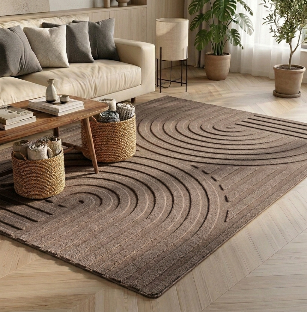 Tapis Japandi - POMPEI 1611 BEIGE