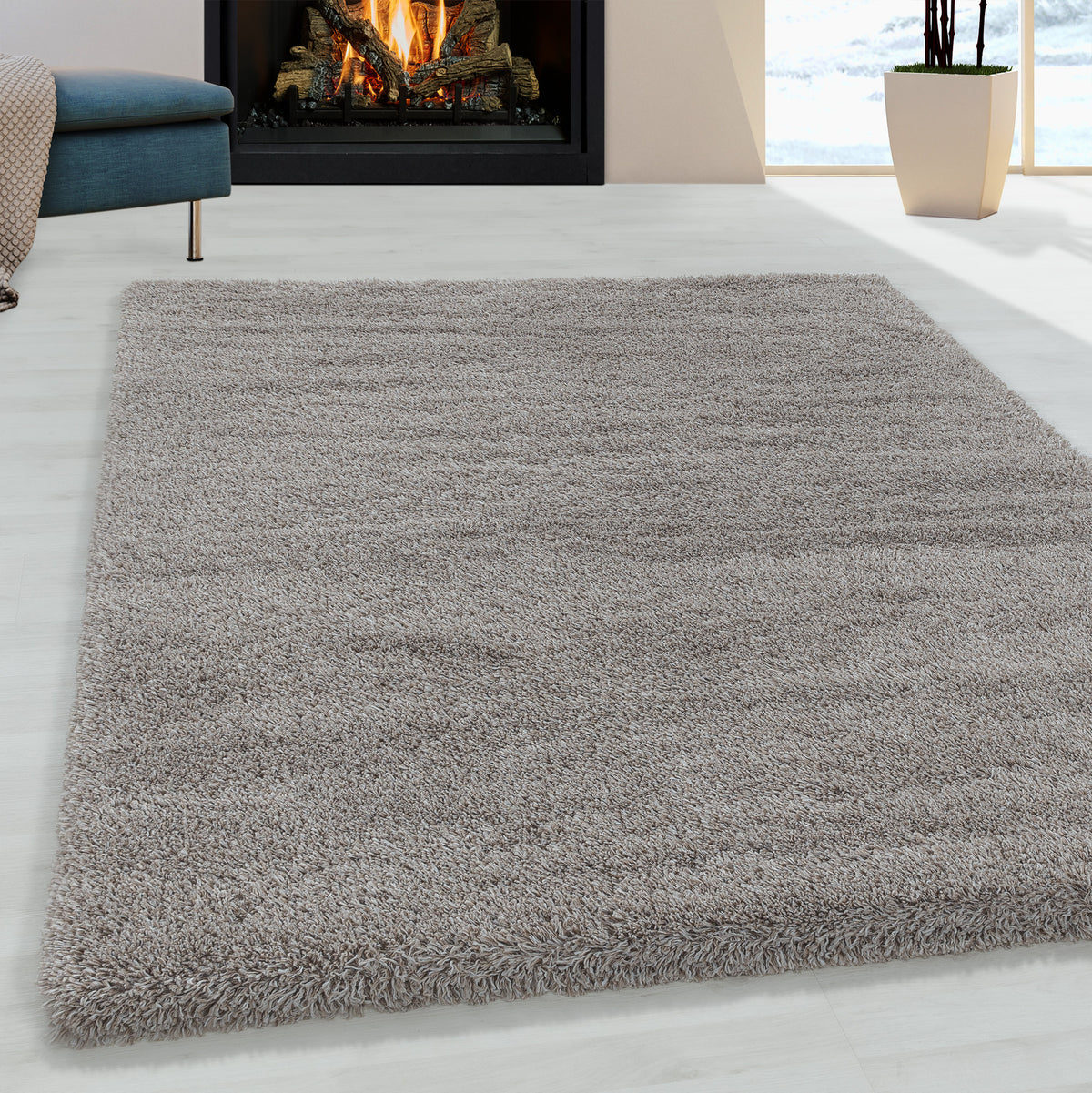Tapis à poils longs - FLUFFY 3500 BEIGE