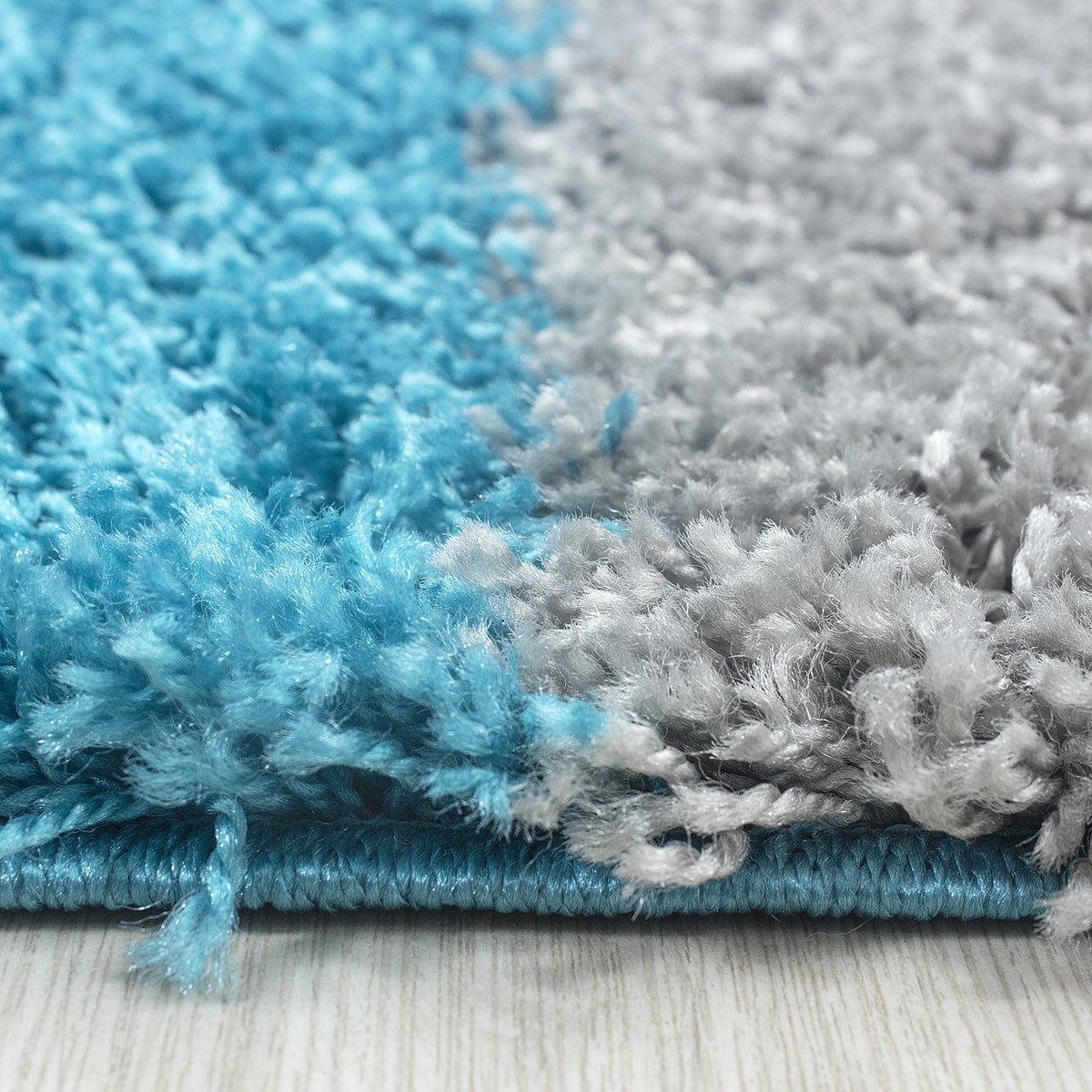 Tapis Shaggy à poils longs - LIFE 1501 TURQUOISE