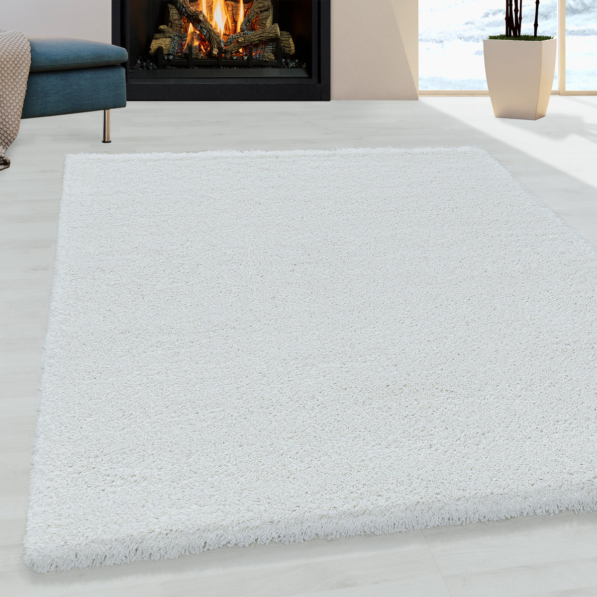 Tapis à poils longs - FLUFFY 3500 WHITE