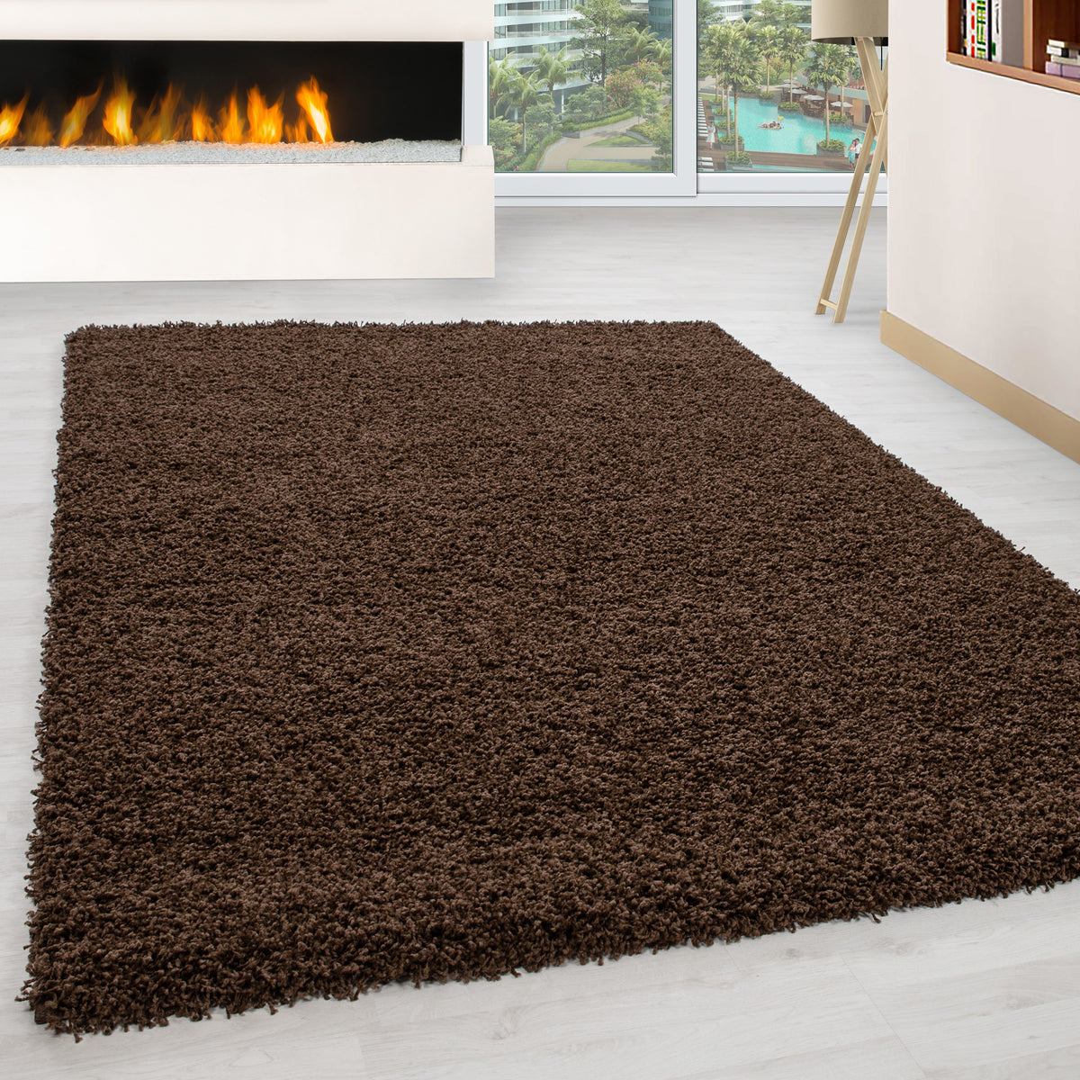 Tapis Shaggy à poils longs - LIFE 1500 BROWN