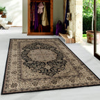 Tapis vintage - KASHMIR 2608 BLACK