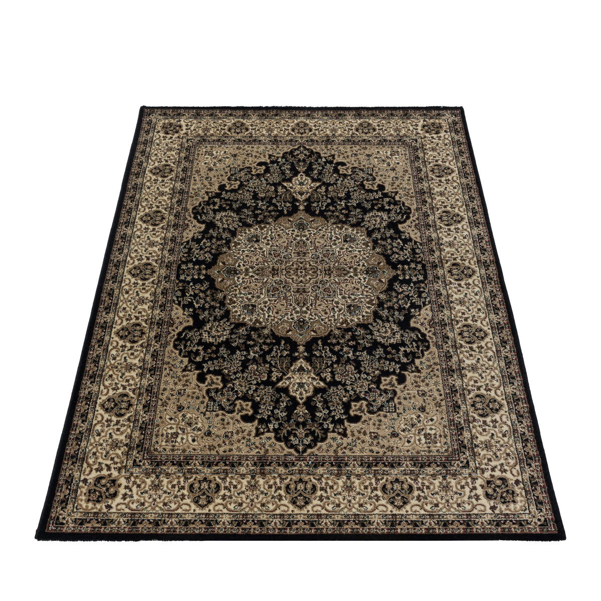 Tapis vintage - KASHMIR 2608 BLACK