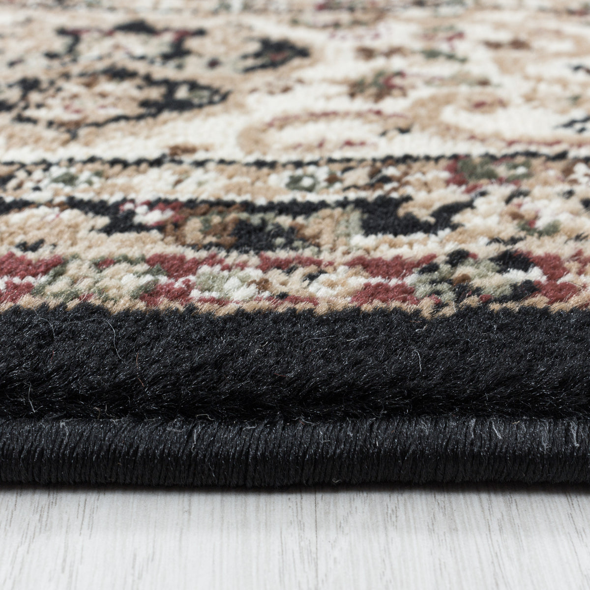 Tapis vintage - KASHMIR 2608 BLACK