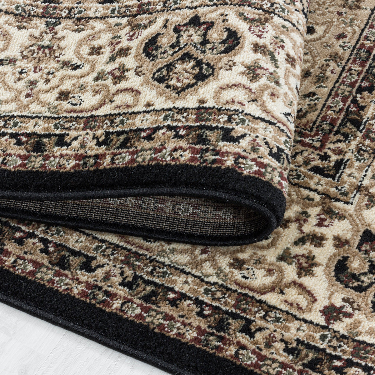 Tapis vintage - KASHMIR 2608 BLACK