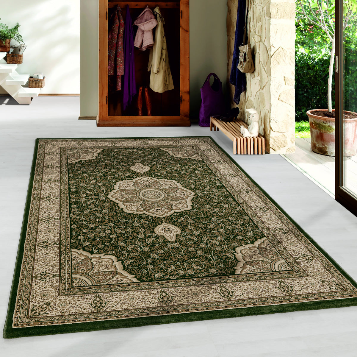 Vintage Vloerkleed - KASHMIR 2601 GREEN