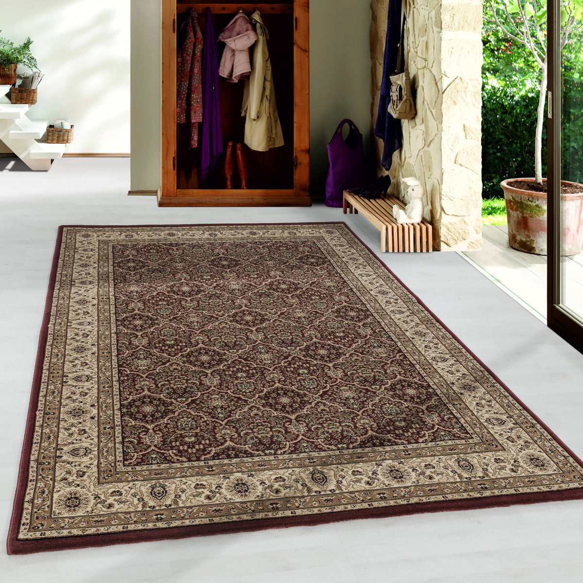Tapis Vintage - KASHMIR 2602 ROUGE