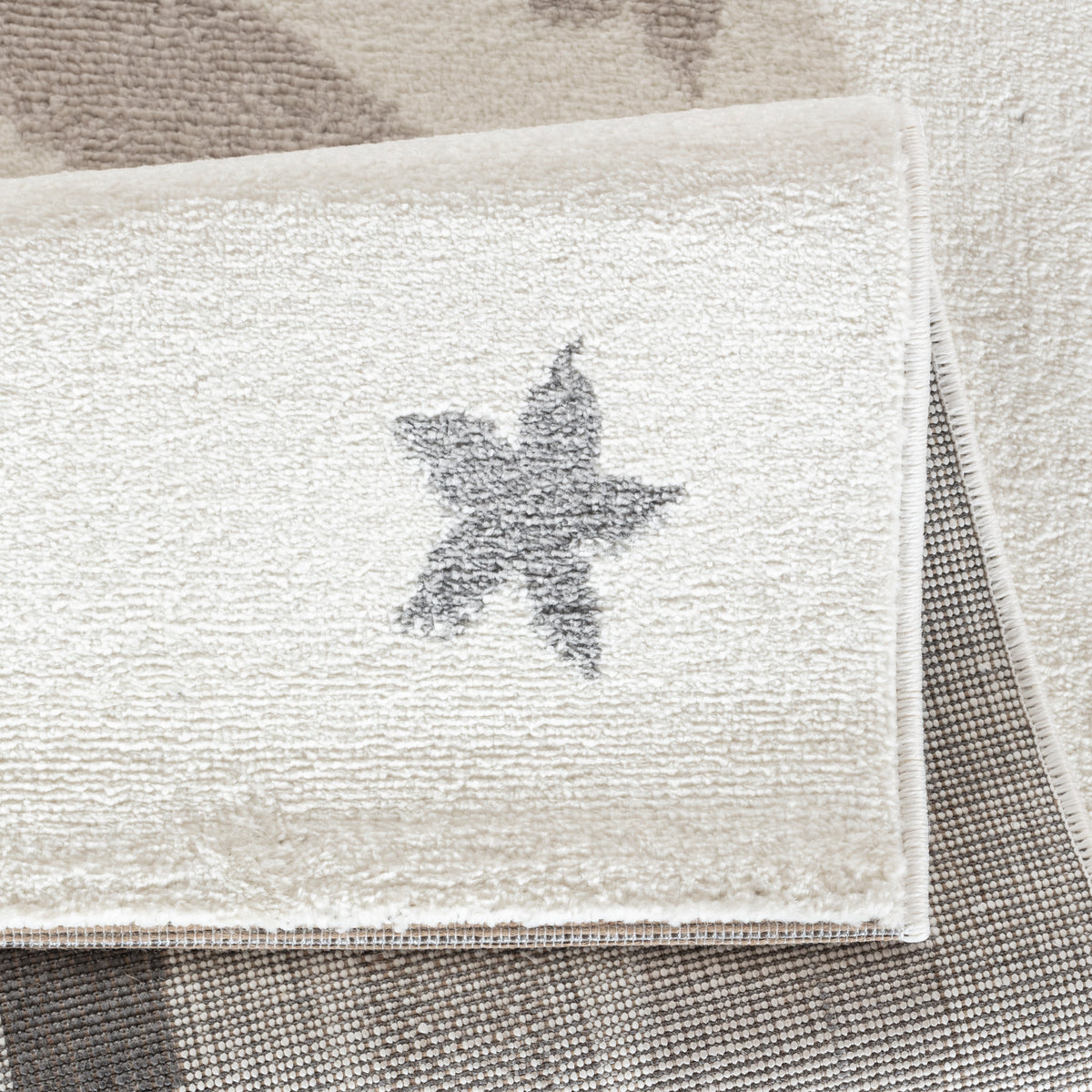 Tapis pour enfant - Arc-en-ciel blanc