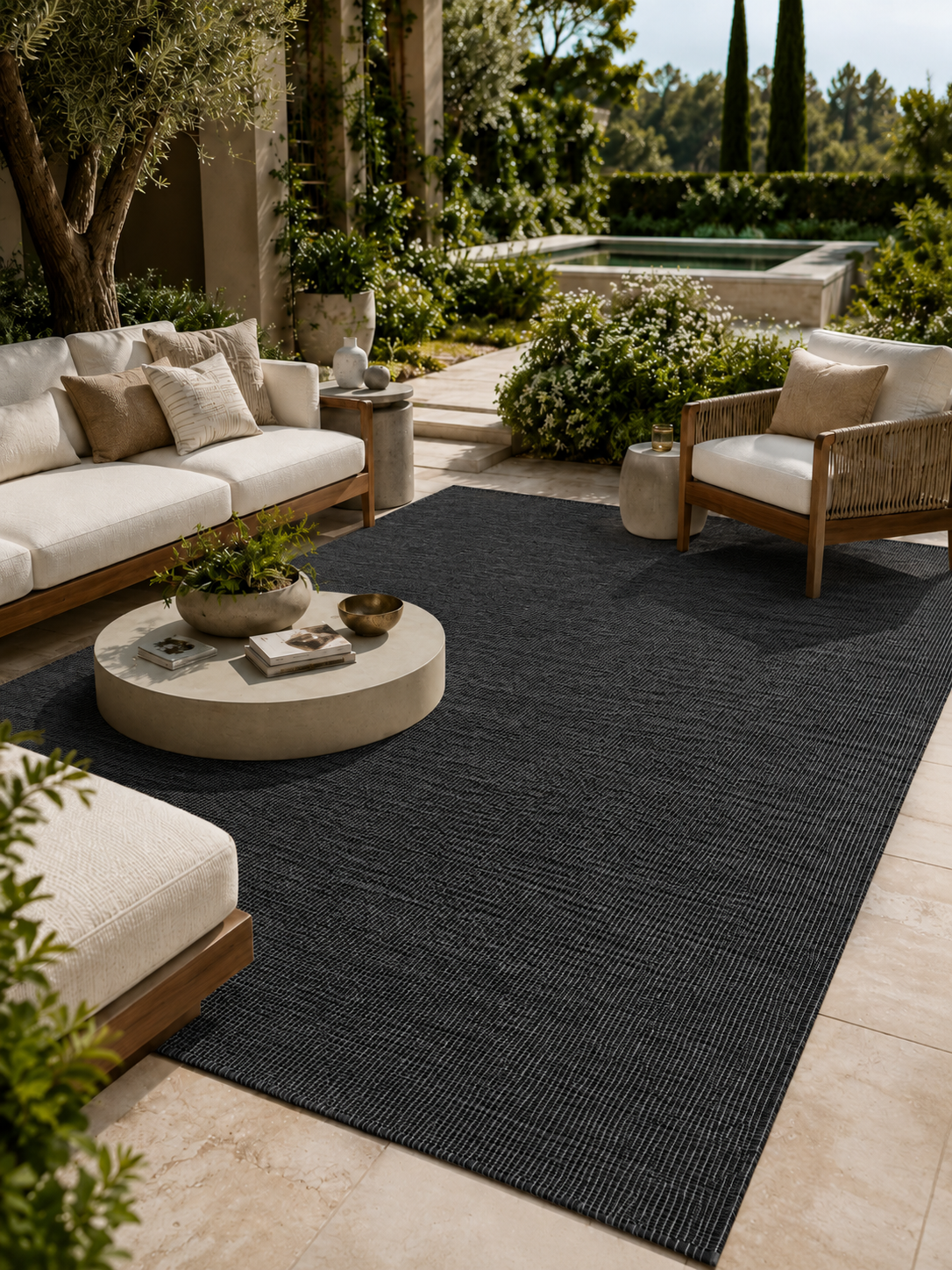 Tapis Intérieur & Extérieur - Urban Breeze Anthracite
