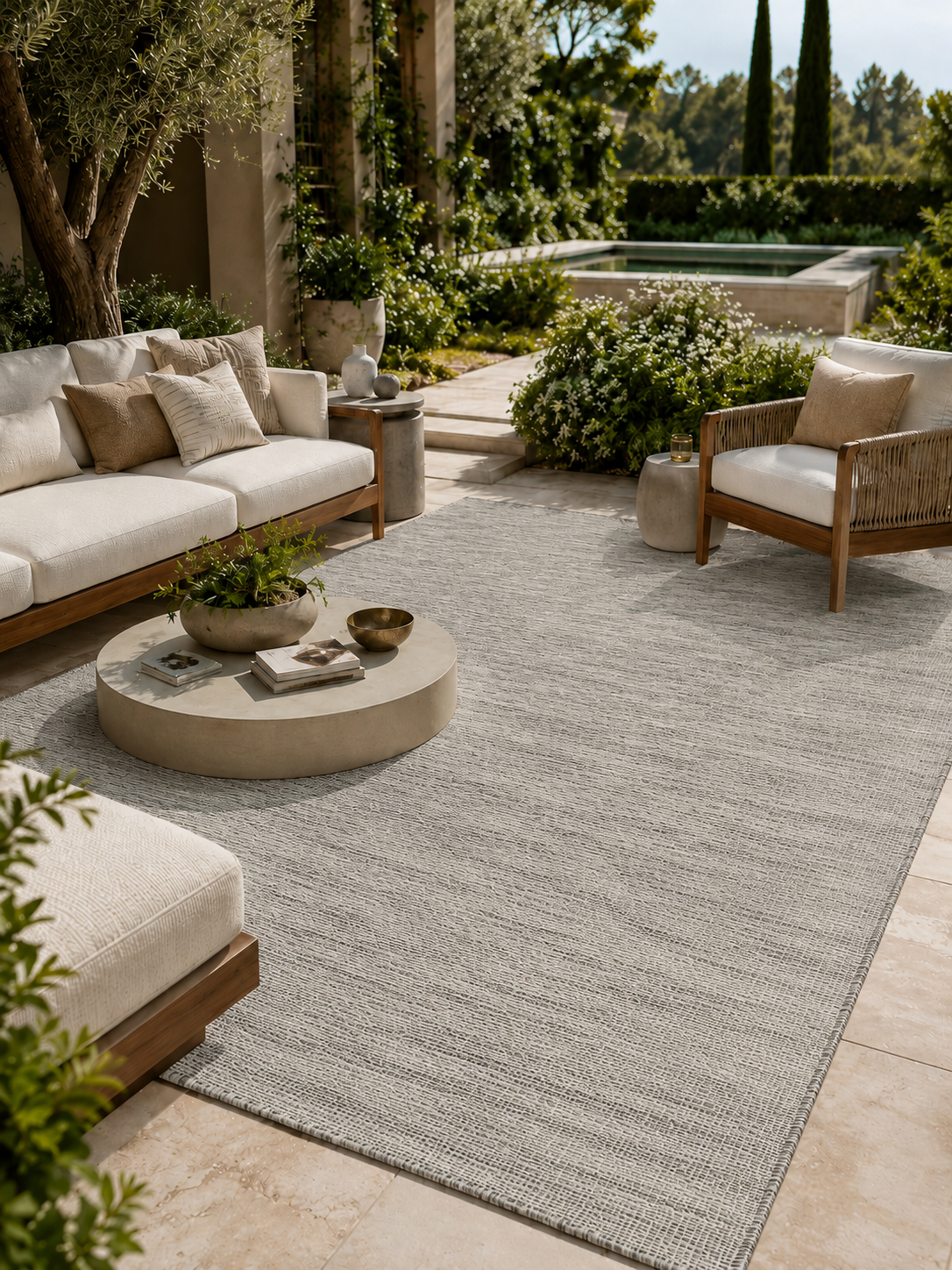 Tapis intérieur & extérieur - Urban Breeze Argent
