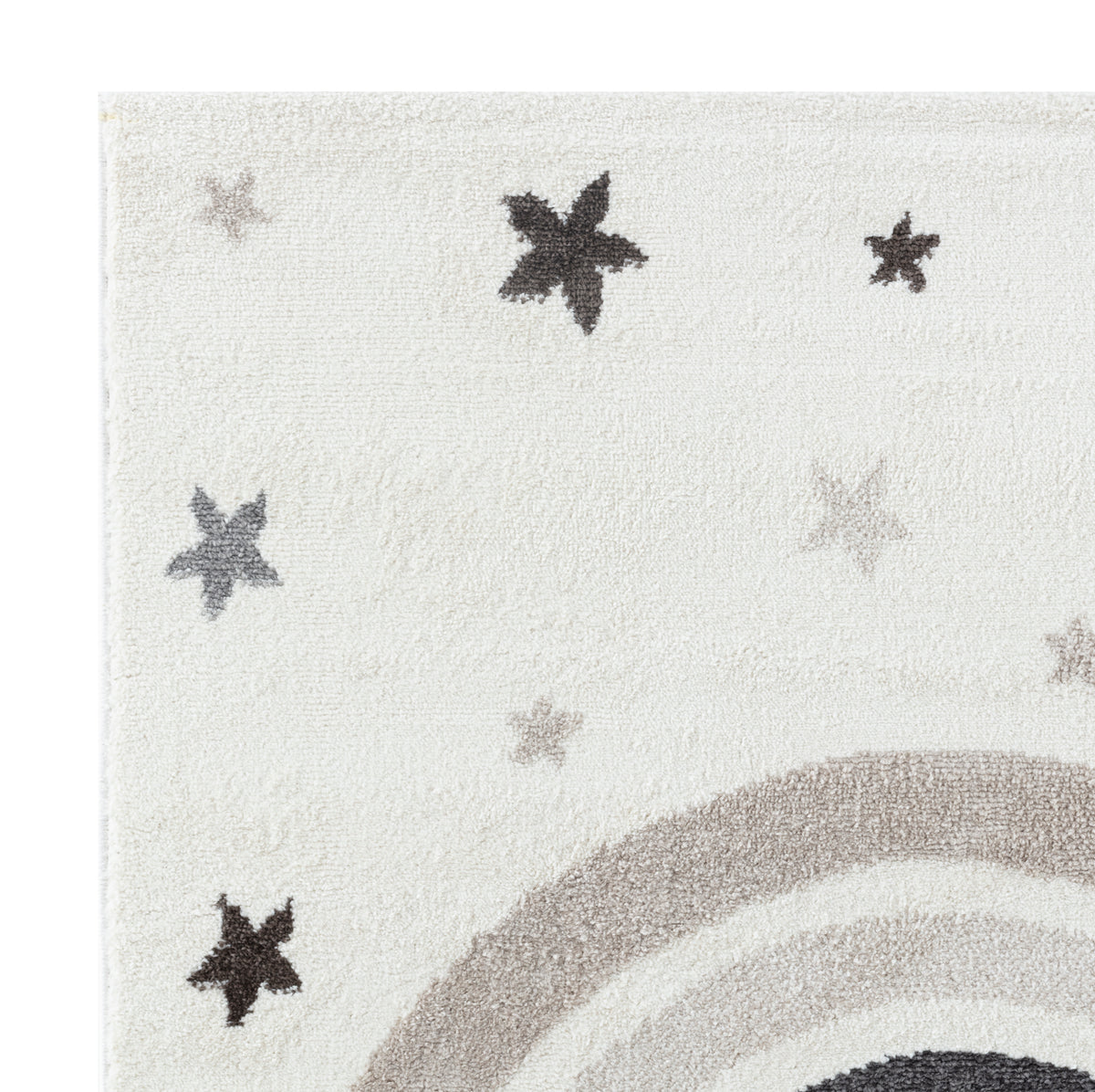 Tapis pour enfant - Arc-en-ciel blanc