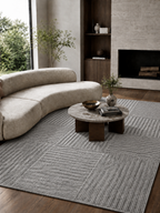 Japandi Vloerkleed - ART 1123 SILVER