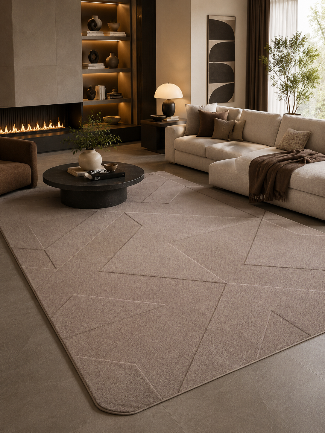 Tapis Japandi - POMPEI 1613 BEIGE