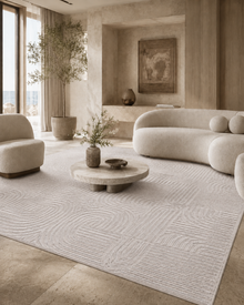 Japandi Vloerkleed - SAHARA 1112 SILVER