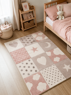Tapis pour enfant - Sweat Blocks Rose