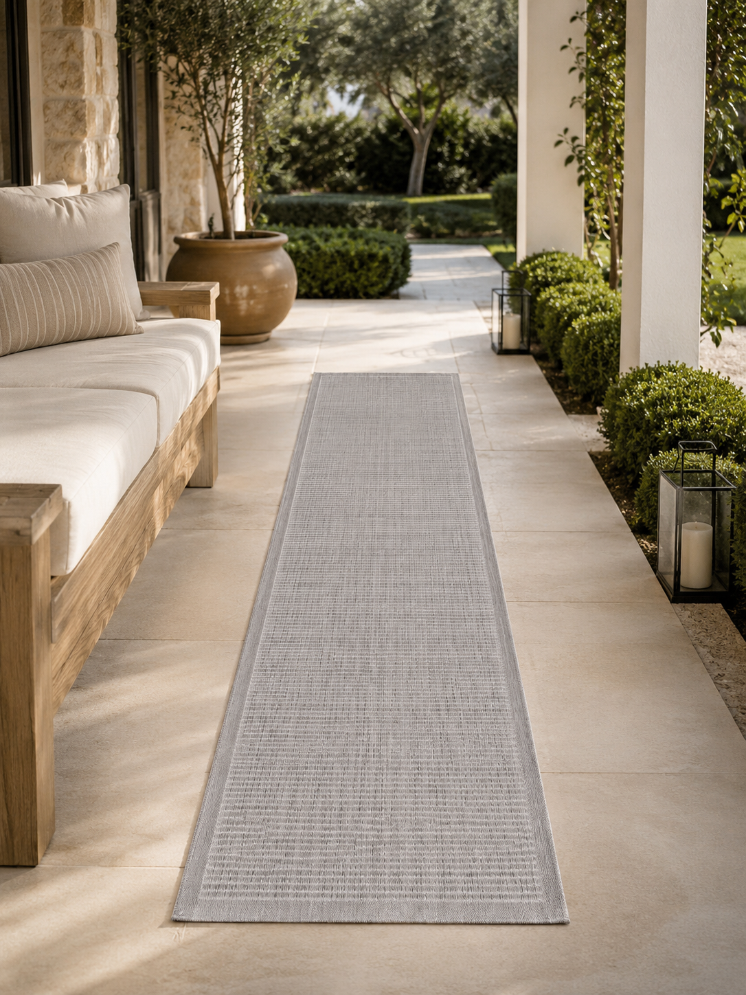 Chemin de table GIZA 1410 GRIS