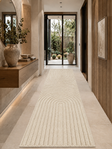 Tapis de couloir Japandi - ART 1122 CRÈME