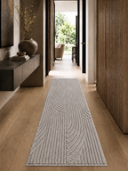 Tapis de couloir Japandi - HELIX 2201 SILVER