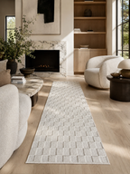 Tapis de couloir Japandi - HELIX 2203 CREAM