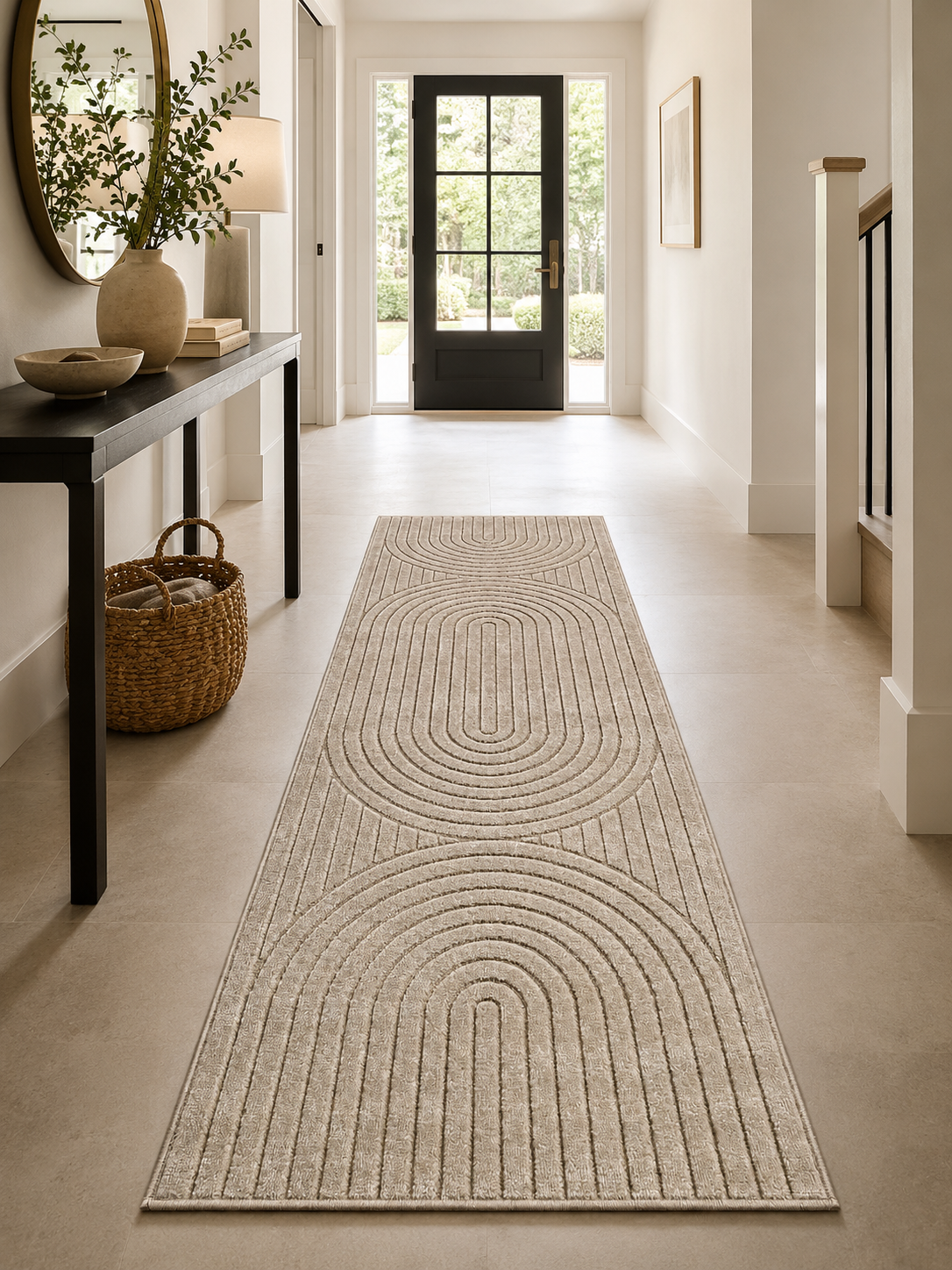 Chemin de table Japandi Tapis - NOVA 1201 BEIGE