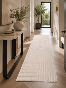 Tapis de couloir Japandi - POMPEI 1611 CREAM