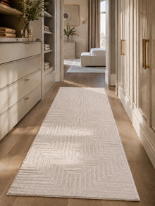 Tapis de couloir Japandi - SAHARA 1115 CREAM