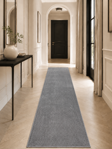Tapis de couloir moderne - ATA 7000 GRIS CLAIR