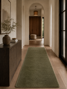 Tapis de couloir moderne - JOY 1400 GREEN